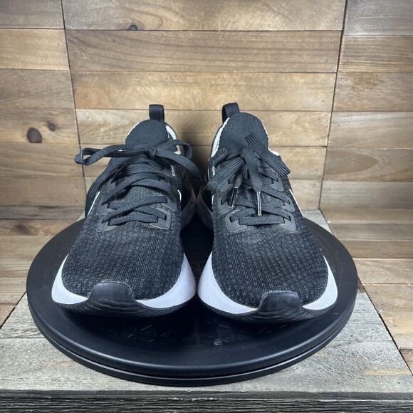 Nike Men’s size 7.5 React Infinity FK Flyknit Running Shoes Athletic Black - Picture 2 of 11